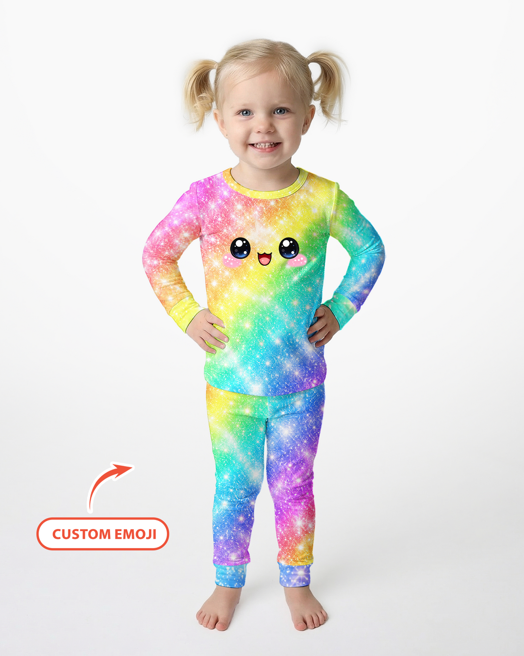 Cute Dumplings Emoji Gift For Squishy Hunter Bamboo Two Piece Long Sleeve Pajama Set