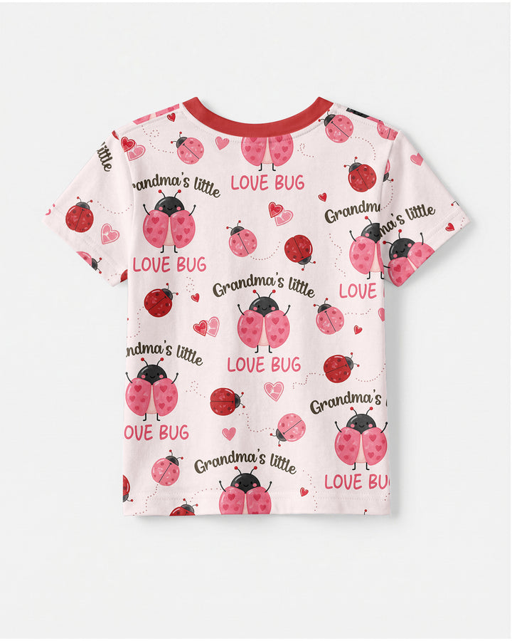 Grandma's Little Love Bug Bamboo Crewneck T-Shirt