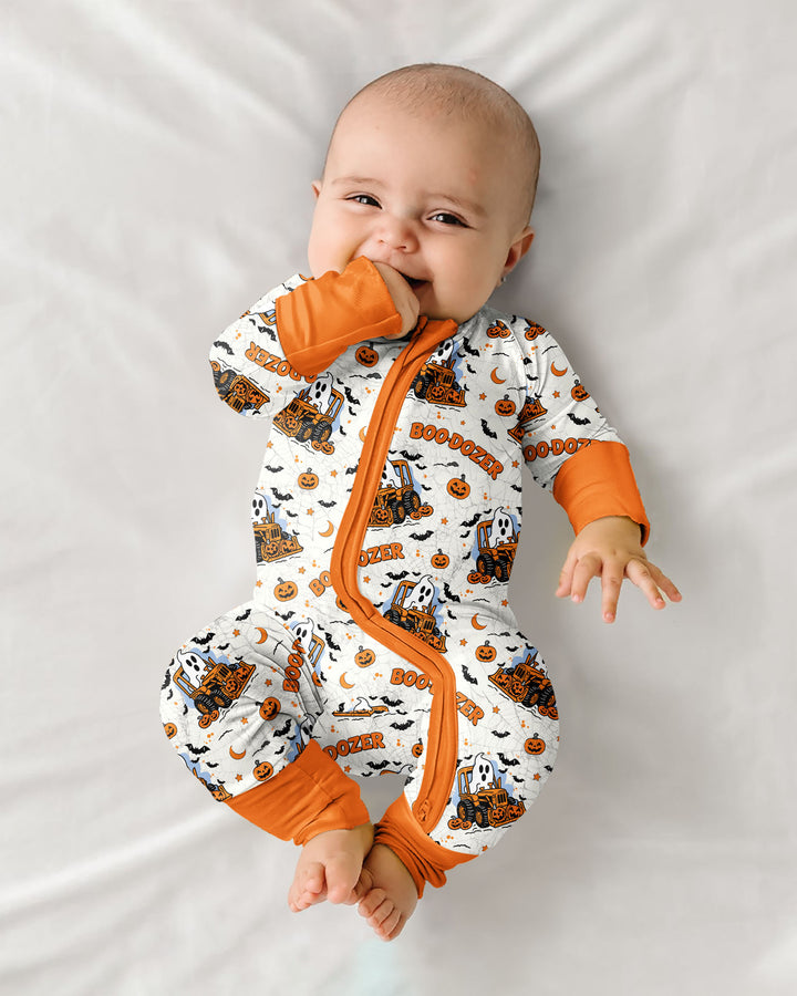 Boo-dozer Halloween Bamboo Convertible Zippy