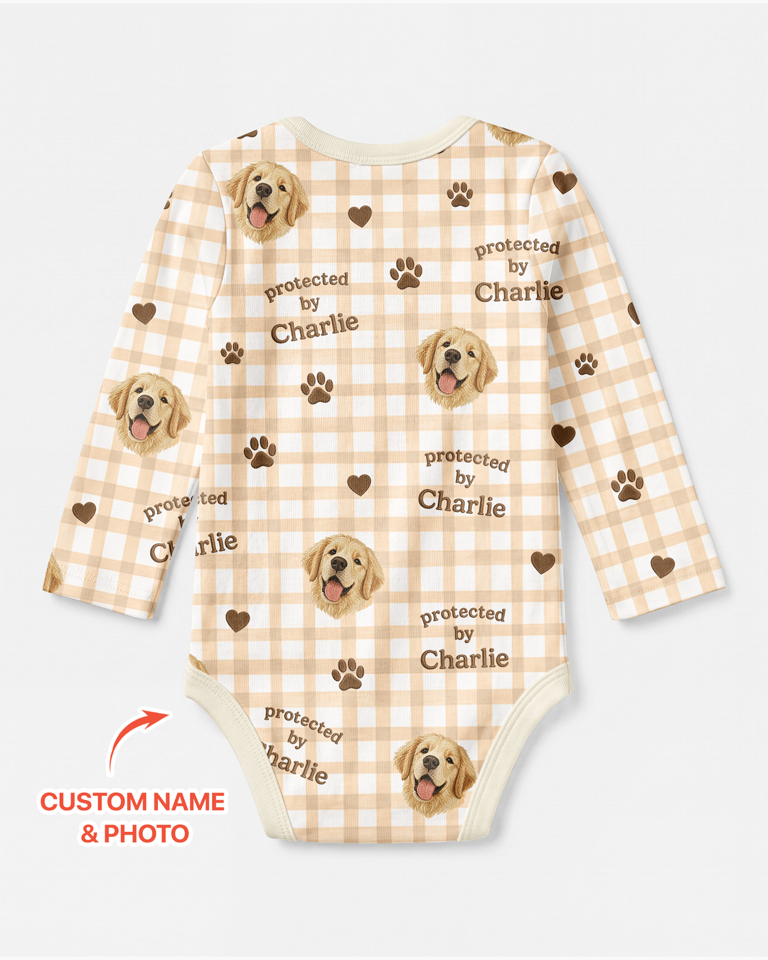 Protected By My Pup Bamboo Bodysuit