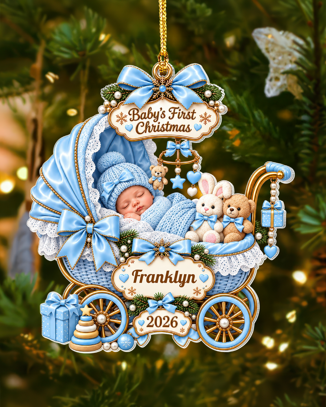 First Christmas 2026 - Personalized Acrylic Ornament