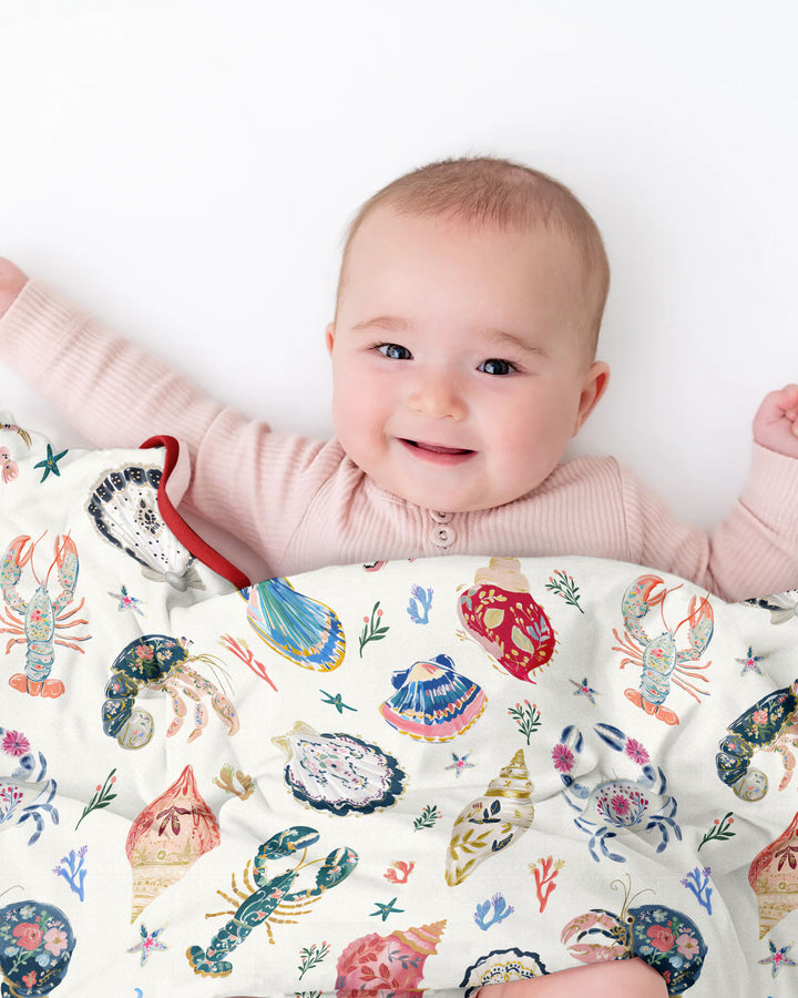 Preppy Coastal Bamboo Blanket