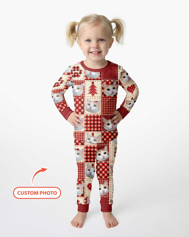Christmas Ugly Pet Bamboo Two Piece Long Sleeve Pajama Set