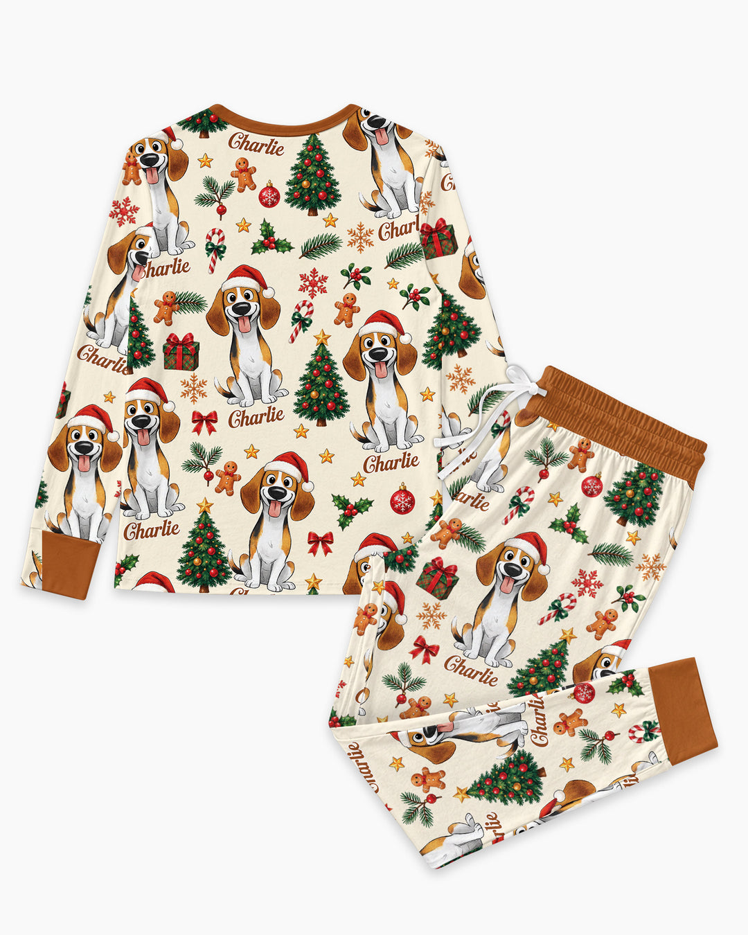 Christmas Dog Bamboo Women Pajama Set