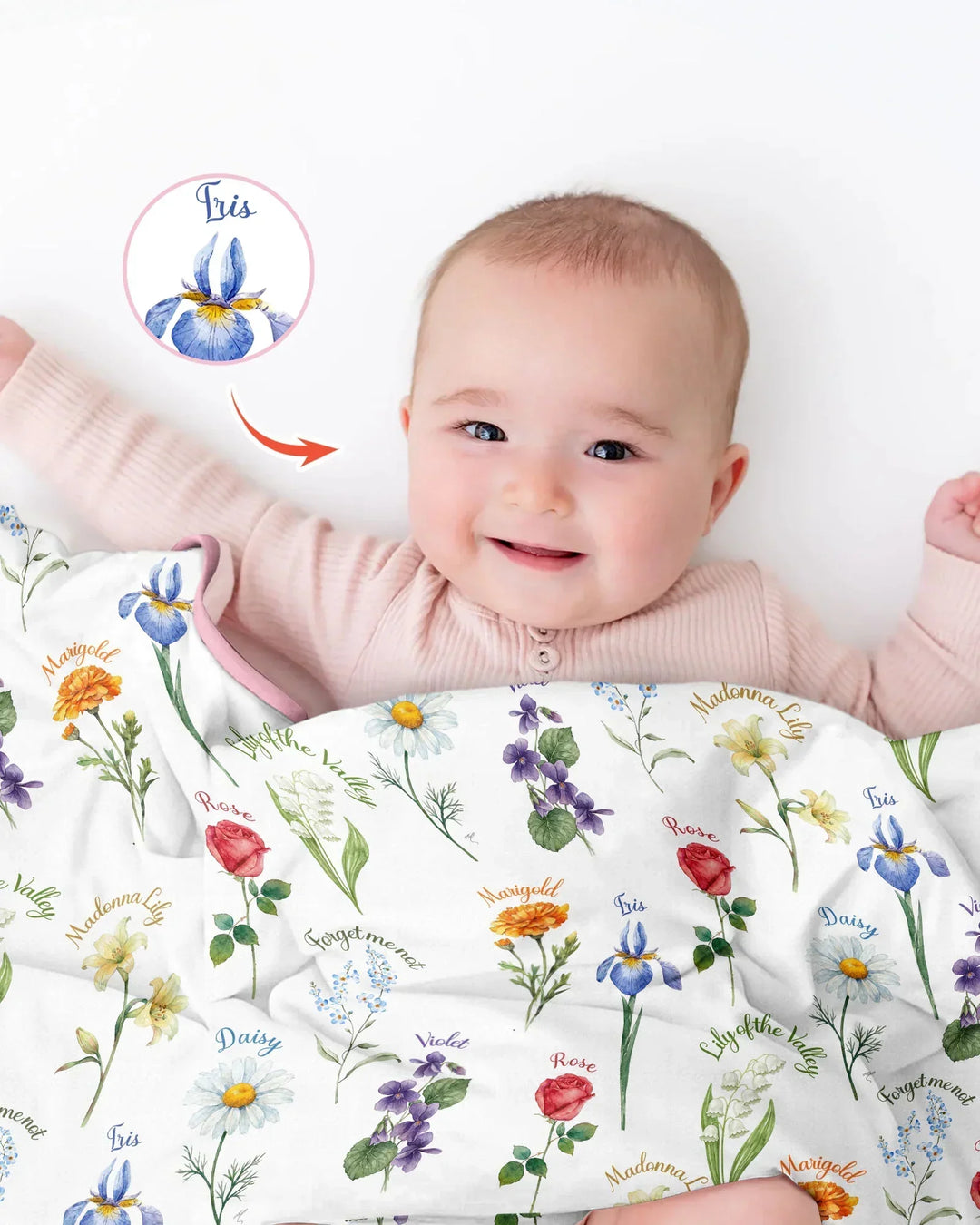 Marian Garden Bamboo Blanket
