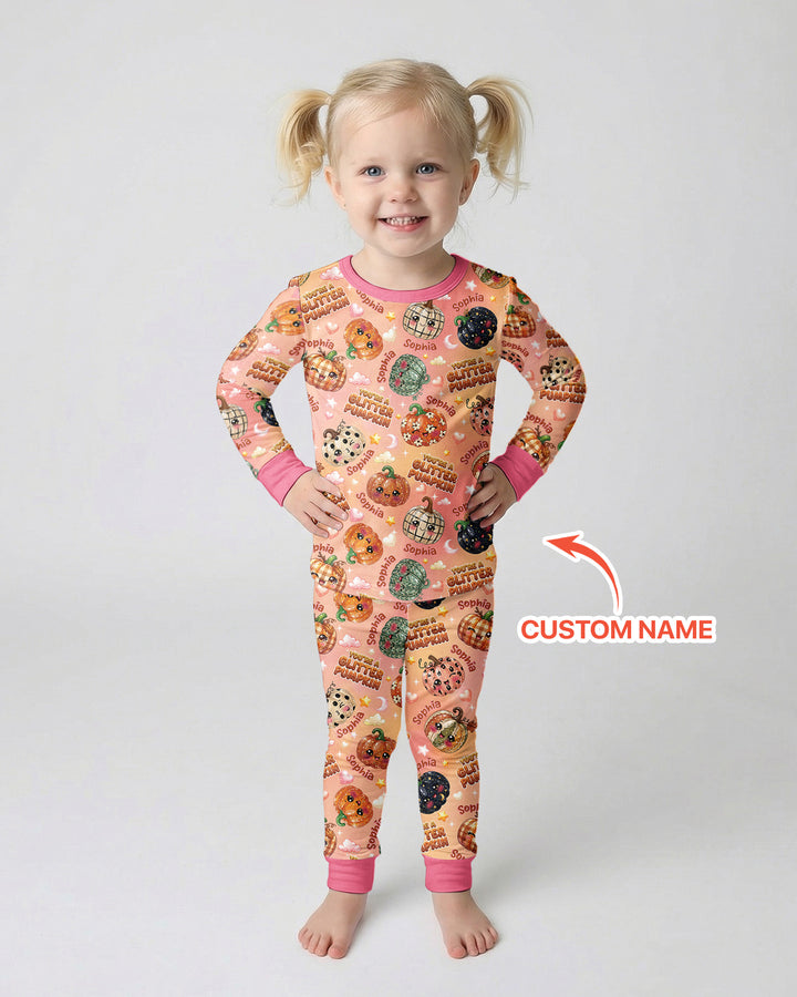 Conjunto de pijama de dos piezas de bambú con mangas largas, plantilla PERSONALIZADA