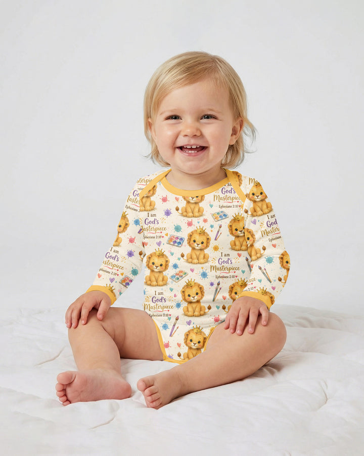 Gerippte Babykleidung mit individuellem Foto - Weich &amp; Skizzenhaft