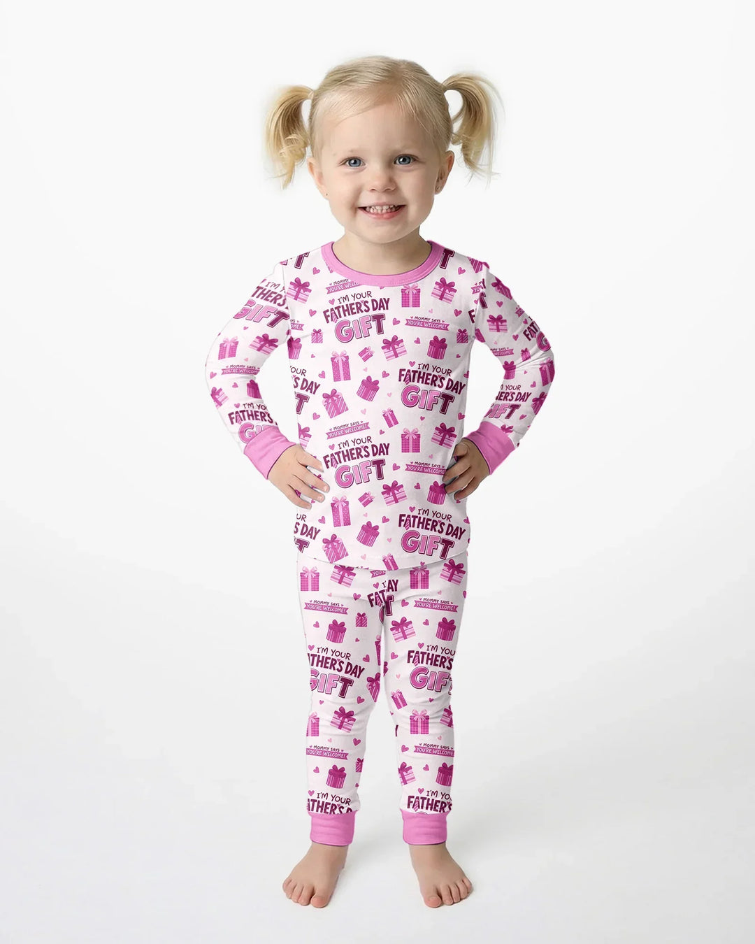 I'm Your Father's Day Gift Bamboo Two Piece Long Sleeve Pajama Set