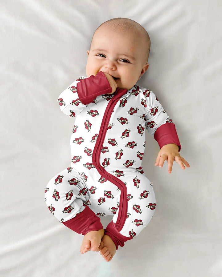 Gerippte Babykleidung mit individuellem Foto - Weich &amp; Skizzenhaft
