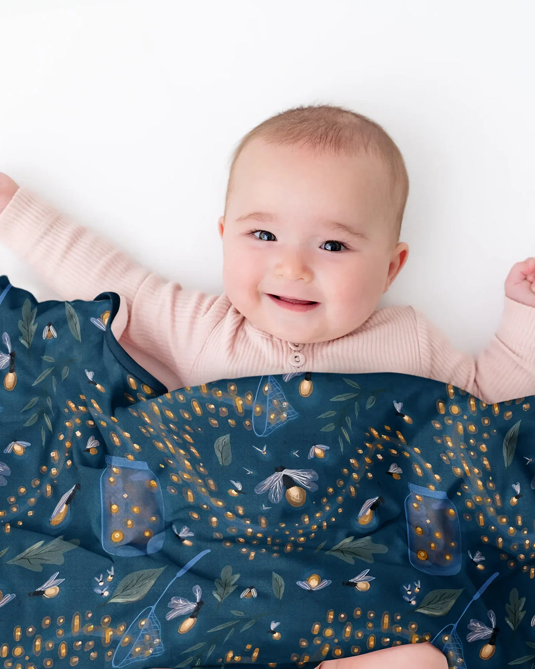 Catching Fireflies Bamboo Blanket