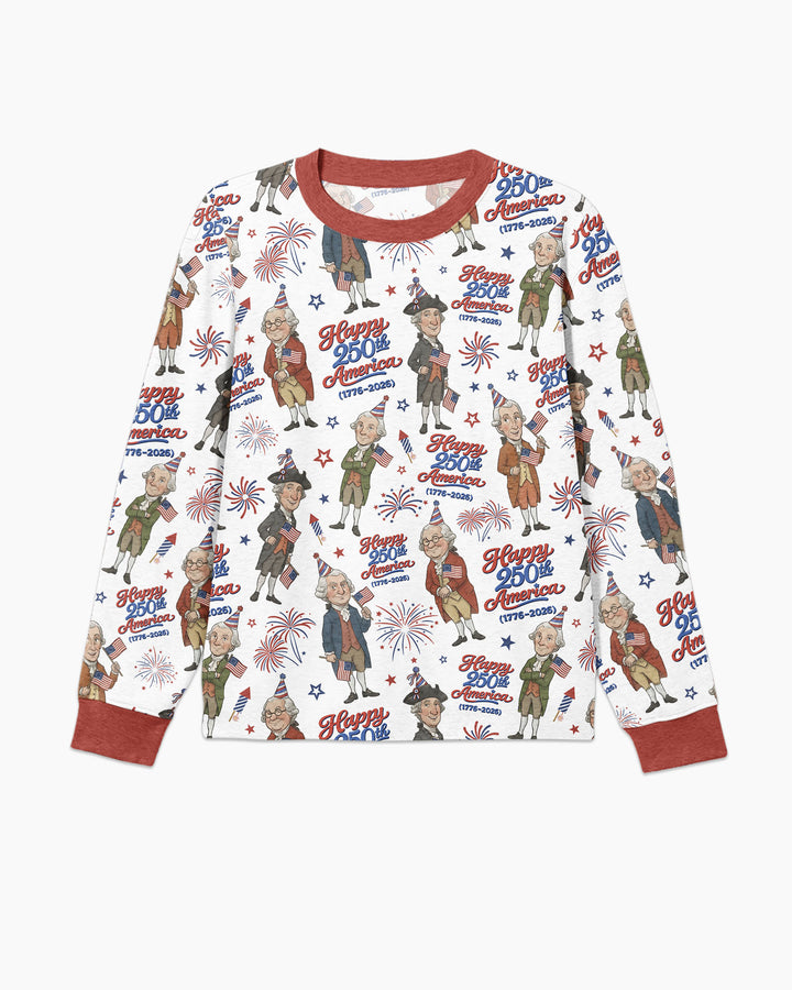 Party Like It's 1776 Family Matching Bamboo Men's Pajama Set