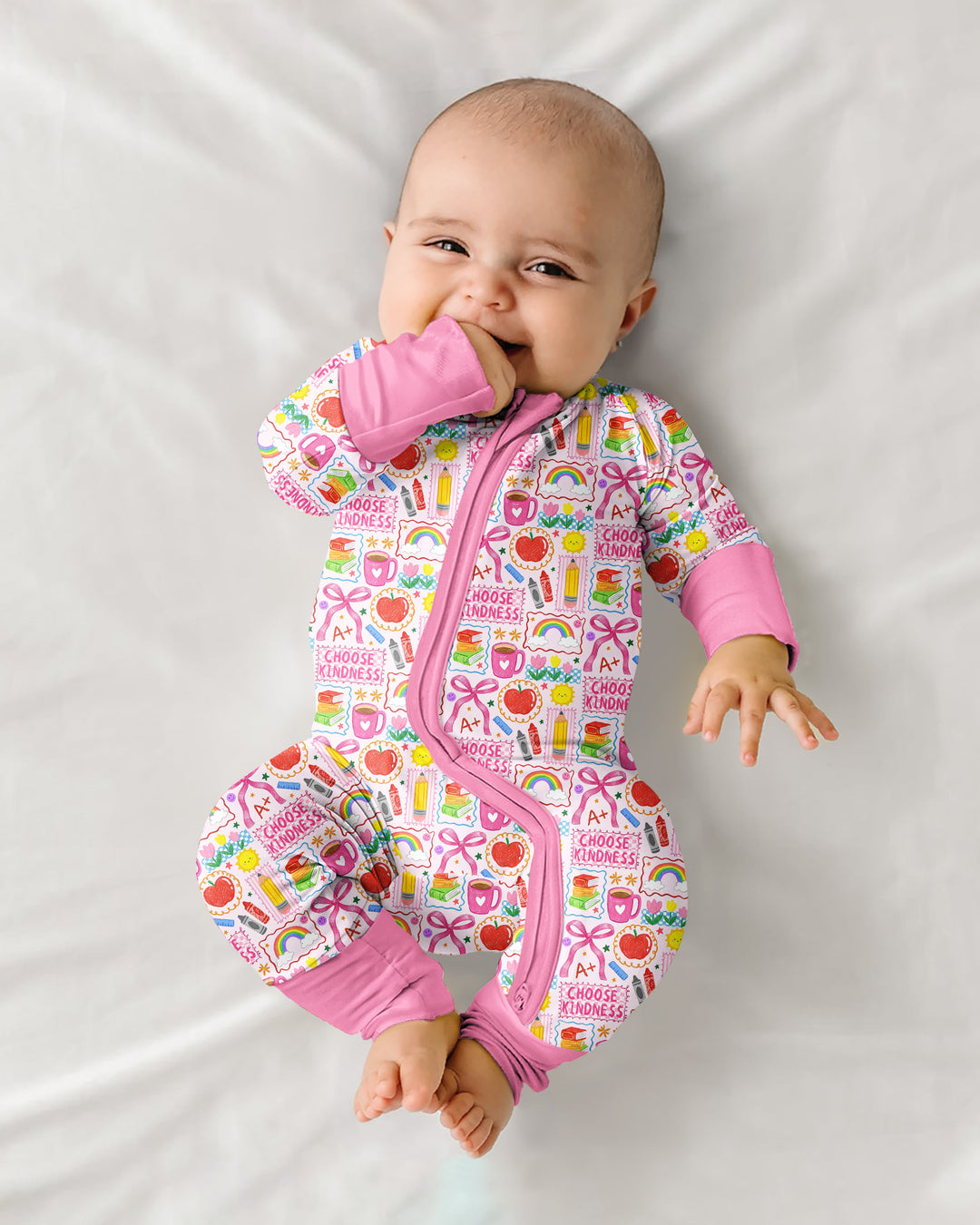 Kindness School Girl Bamboo Convertible Zippy
