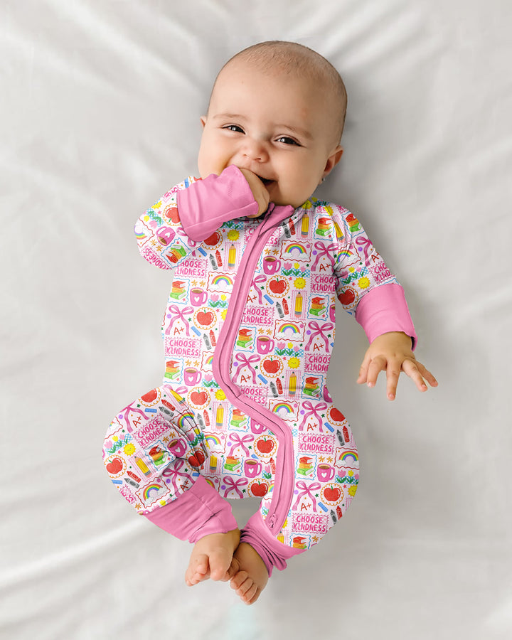 Kindness School Girl Bamboo Convertible Zippy