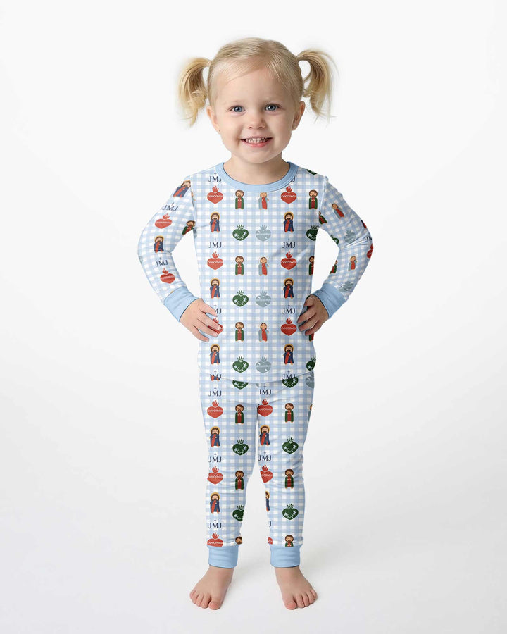 Holy Family Bamboo Two Piece Long Sleeve Pajama Set