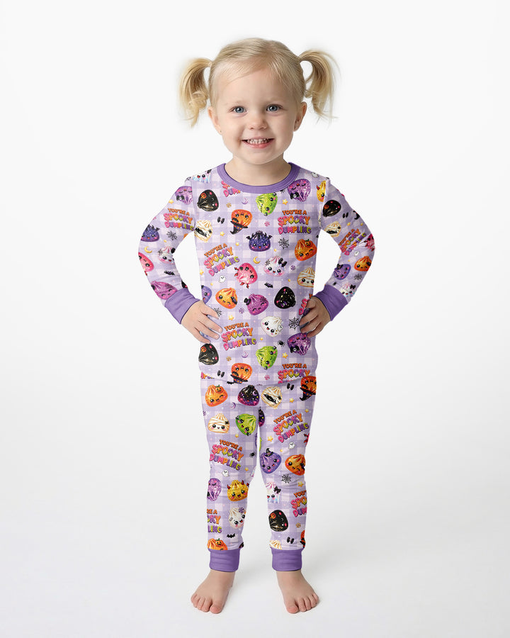 You're A Spooky Dumpling Bamboo Two Piece Long Sleeve Pajama Set