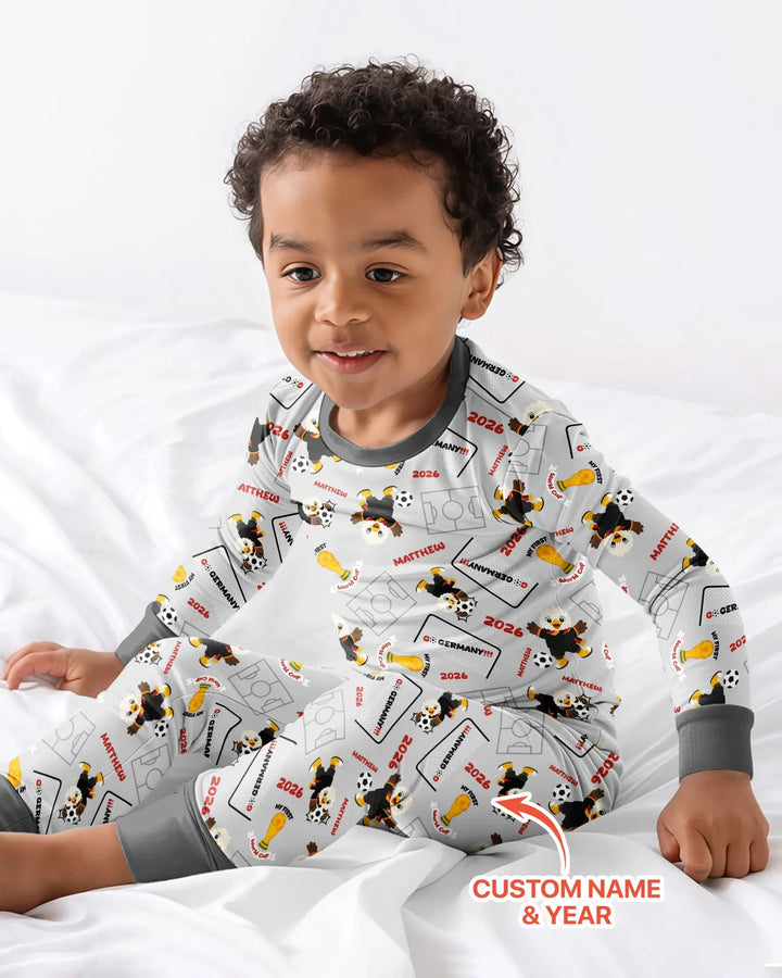 My First World Cup Bamboo Two Piece Long Sleeve Pajama Set