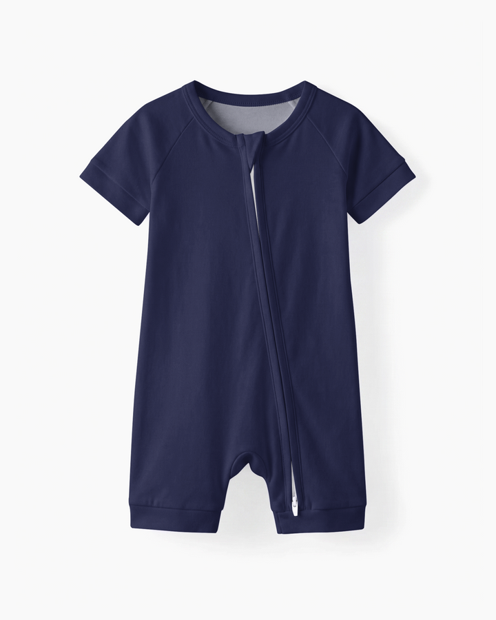 Solid Color Bamboo Shorty Zippy