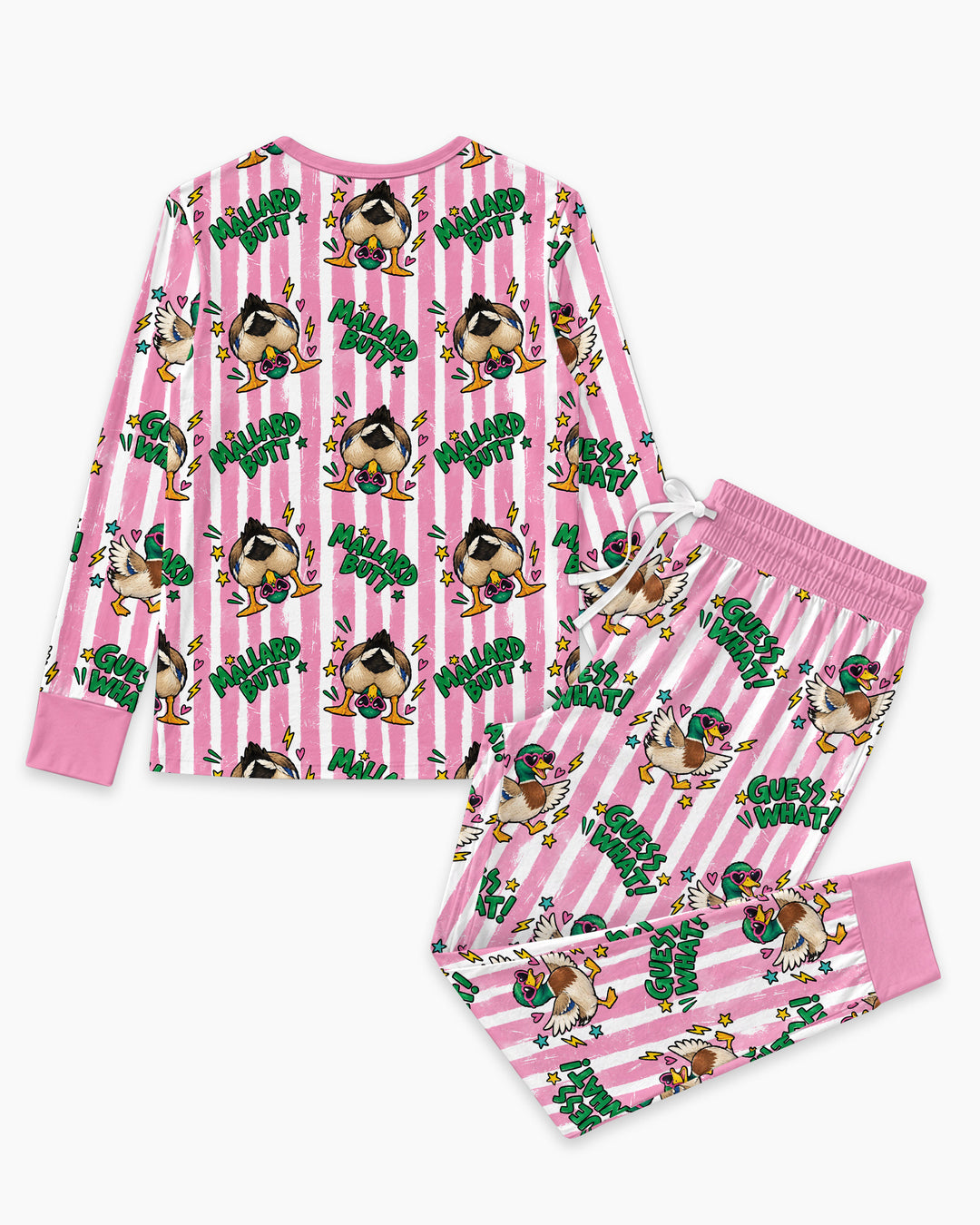 Guess What Mallard Butt Bamboo Women Pajama Set