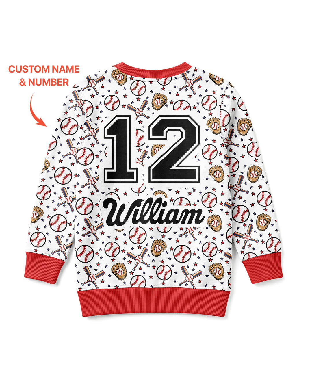 Custom Template Bambus-Rundhals-Sweatshirt