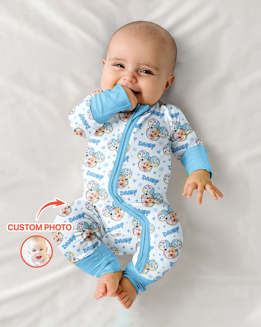 Custom Photo Little Princess Bamboo Convertible Zippy