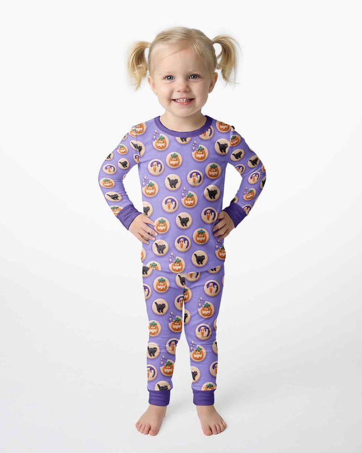 Spooky Sugar Cookie Bamboo Two Piece Long Sleeve Pajama Set