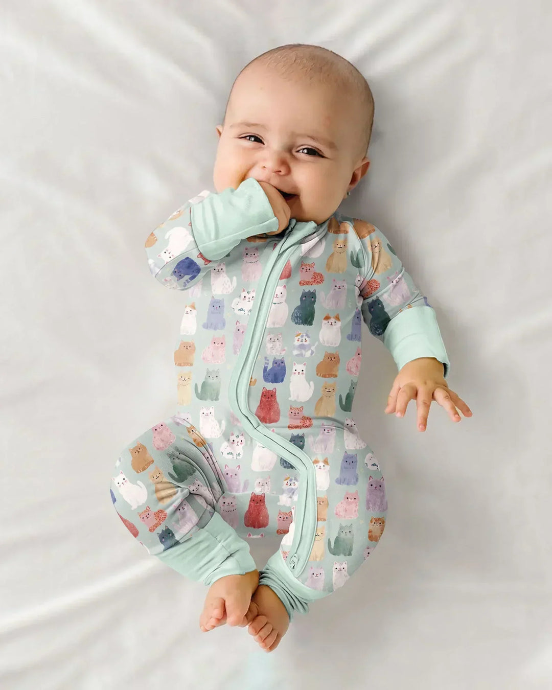 Gerippte Babykleidung mit individuellem Foto - Weich &amp; Skizzenhaft