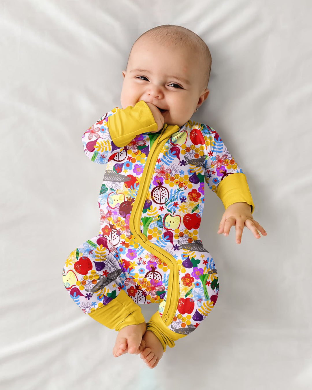 Happy Rosh Hashanah Bamboo Convertible Zippy