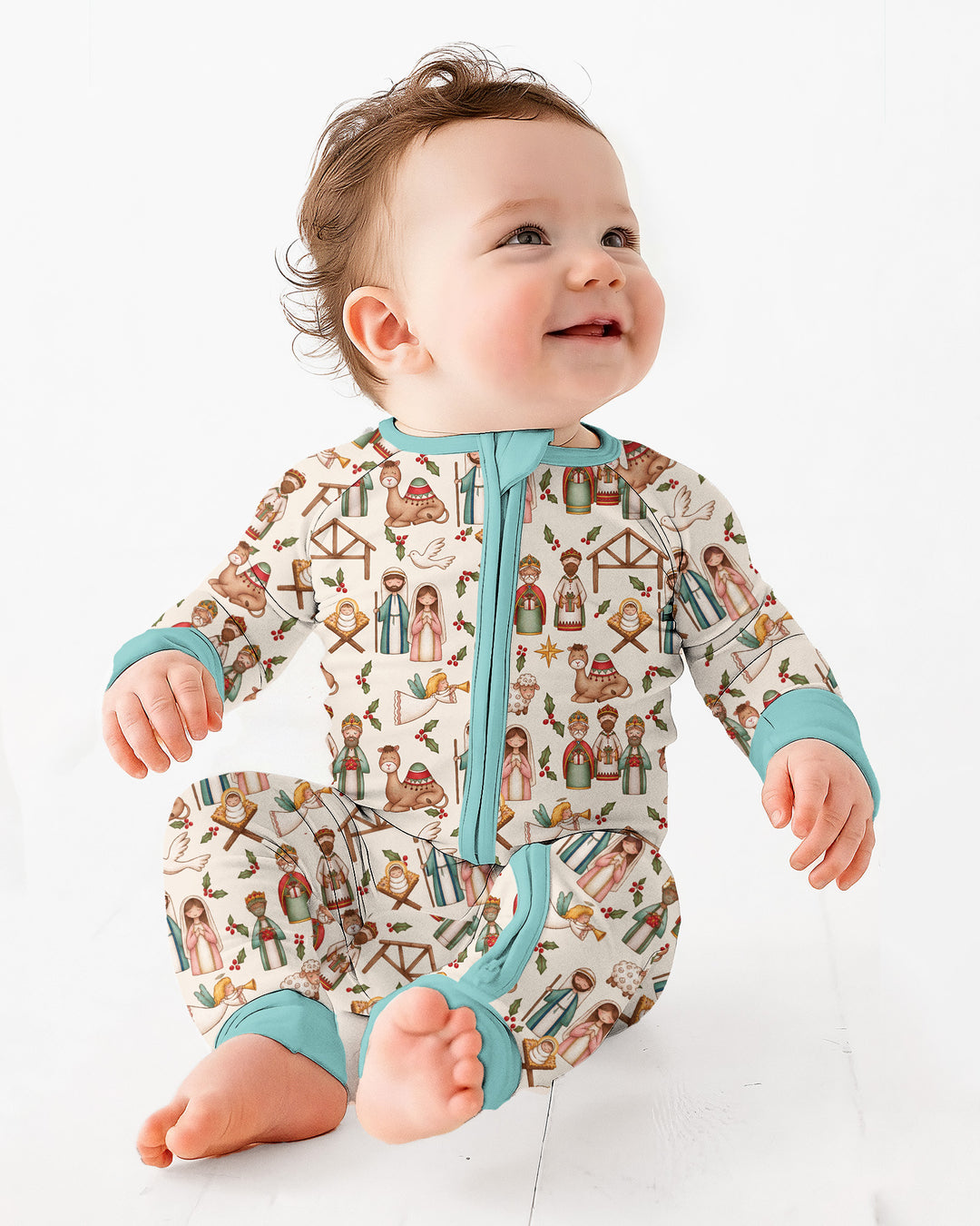 Holy Night Nativity Bamboo Convertible Zippy