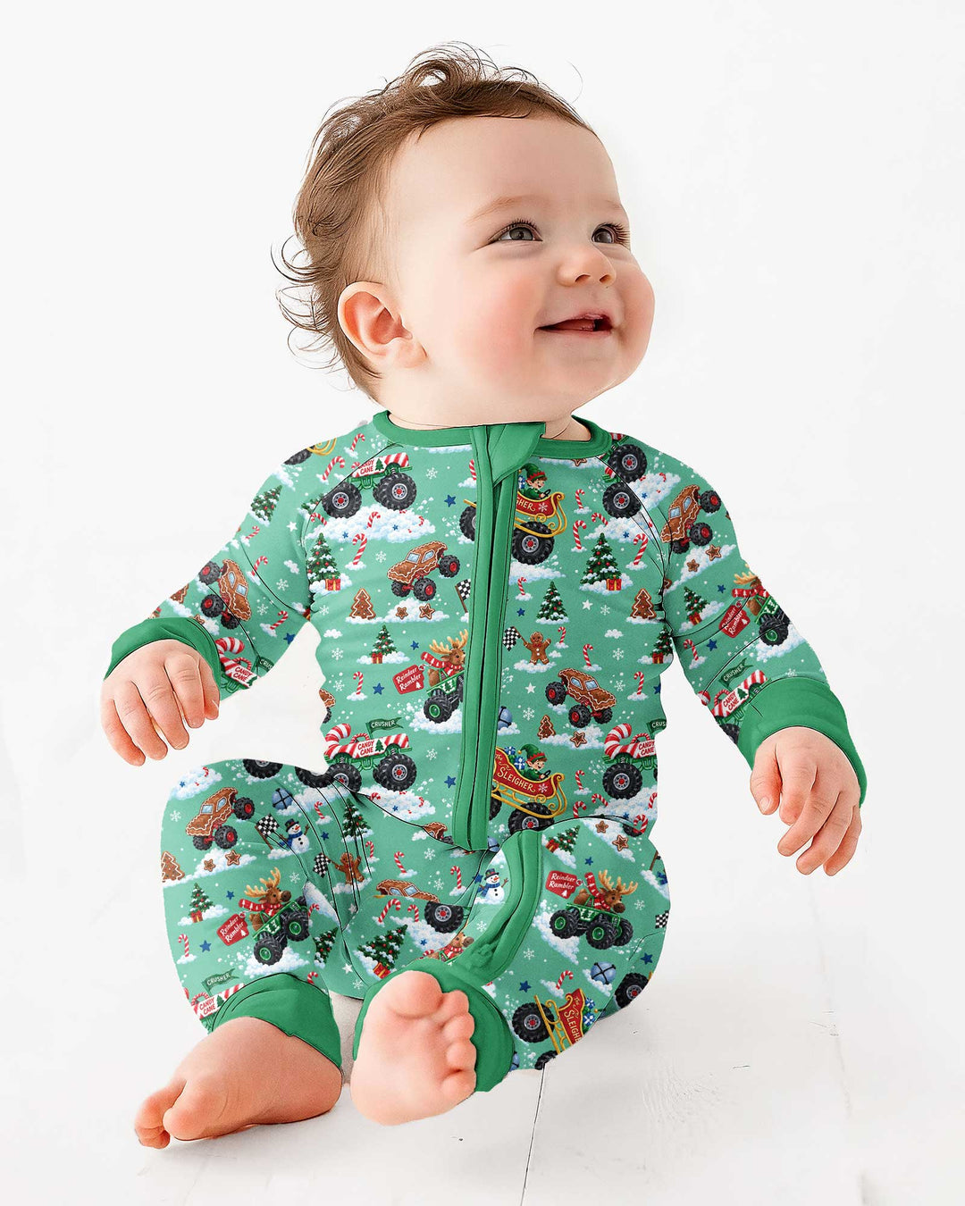 Holiday Monster Truck Bamboo Convertible Zippy