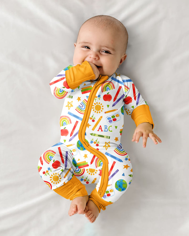 School Scribbles Bamboo Convertible Zippy