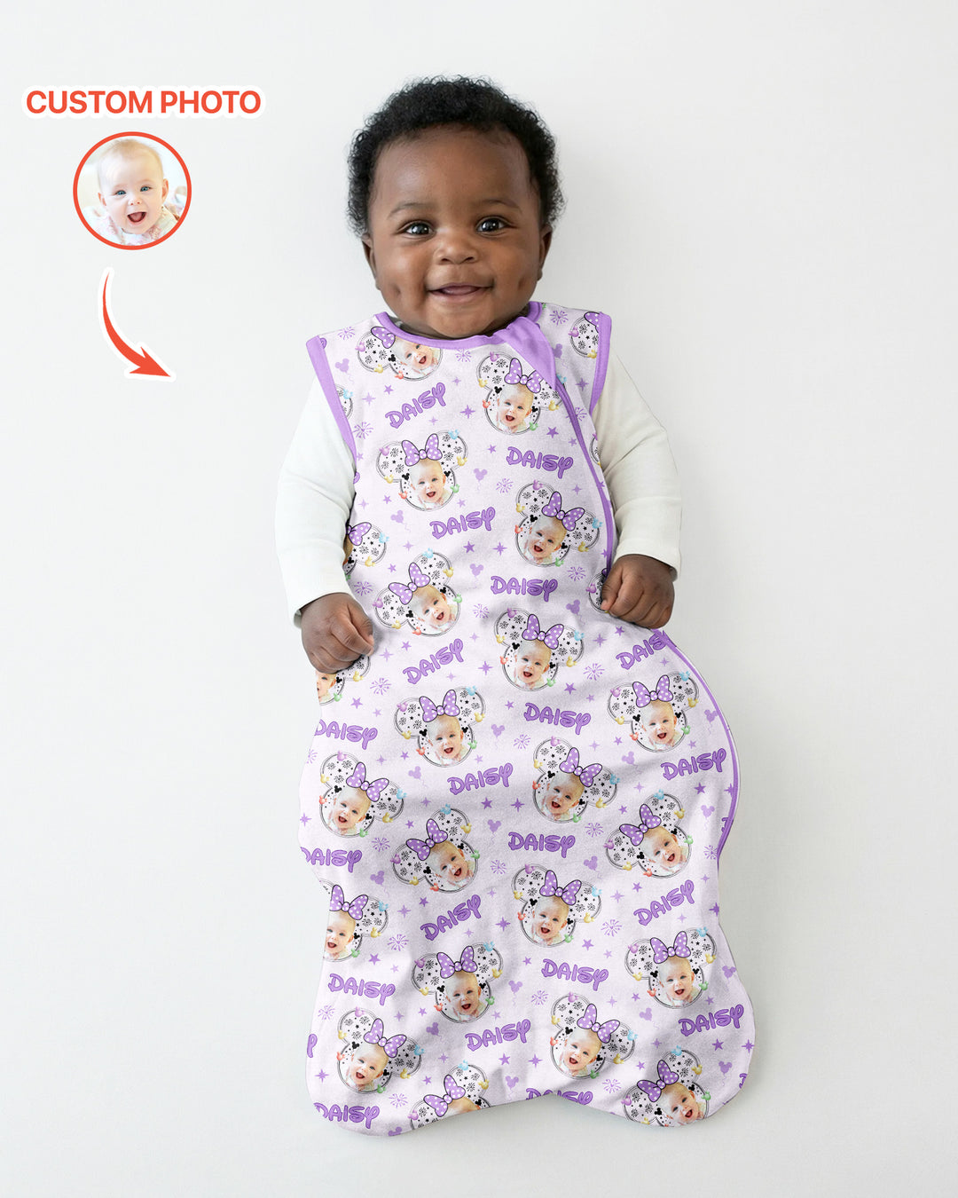 Custom Photo Little Princess Bamboo Sleep Bag