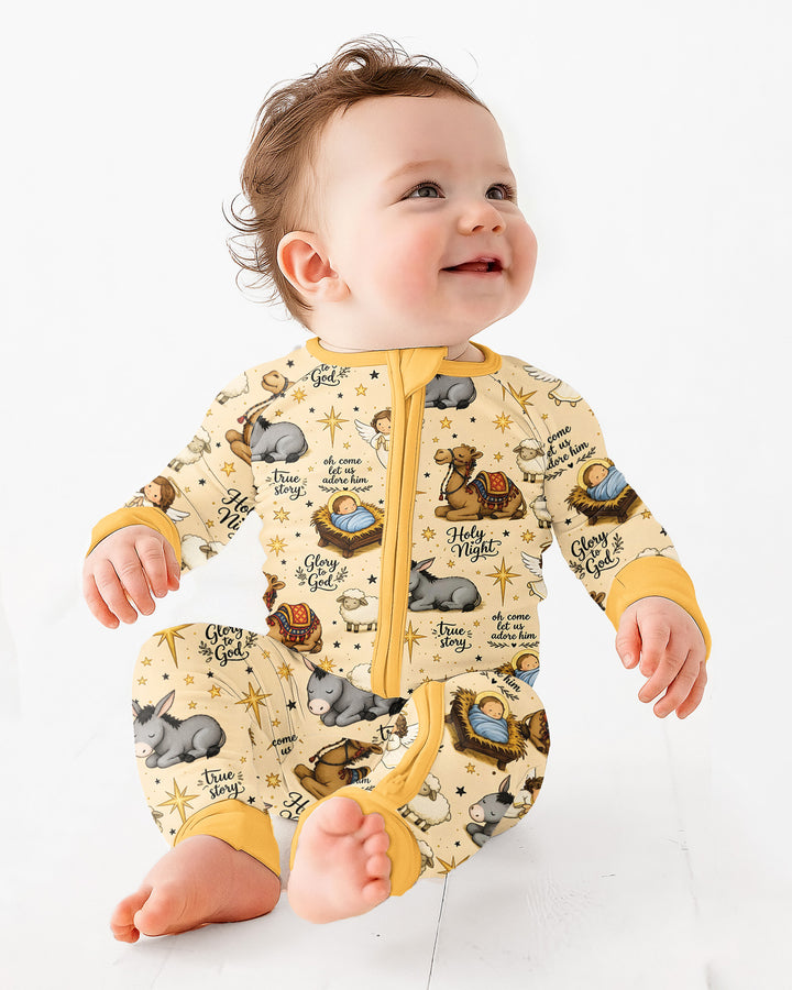 Nativity Christmas Holy Night Bamboo Convertible Zippy