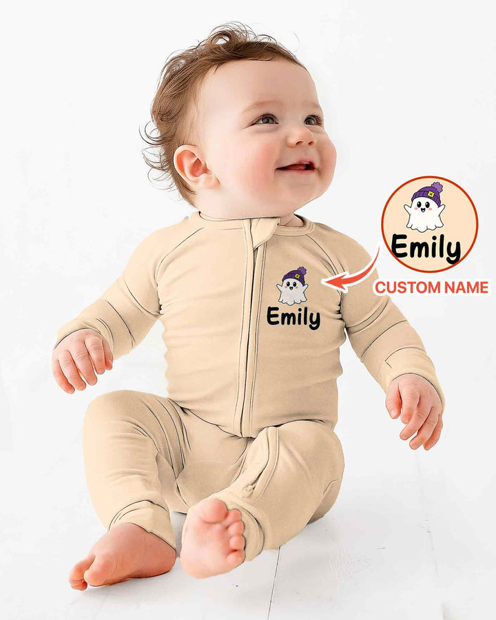 Personalized Boo Crew Halloween Ghost Group Spooky Bamboo Convertible Zippy