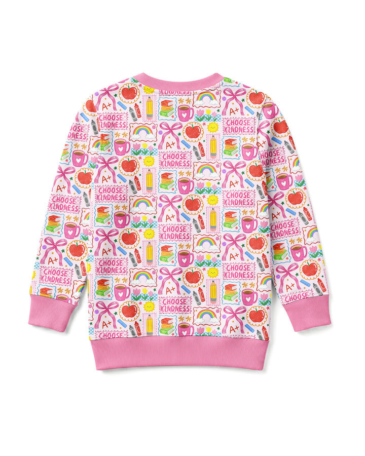 Sweatshirt mit Rundhalsausschnitt aus Bambusfaser