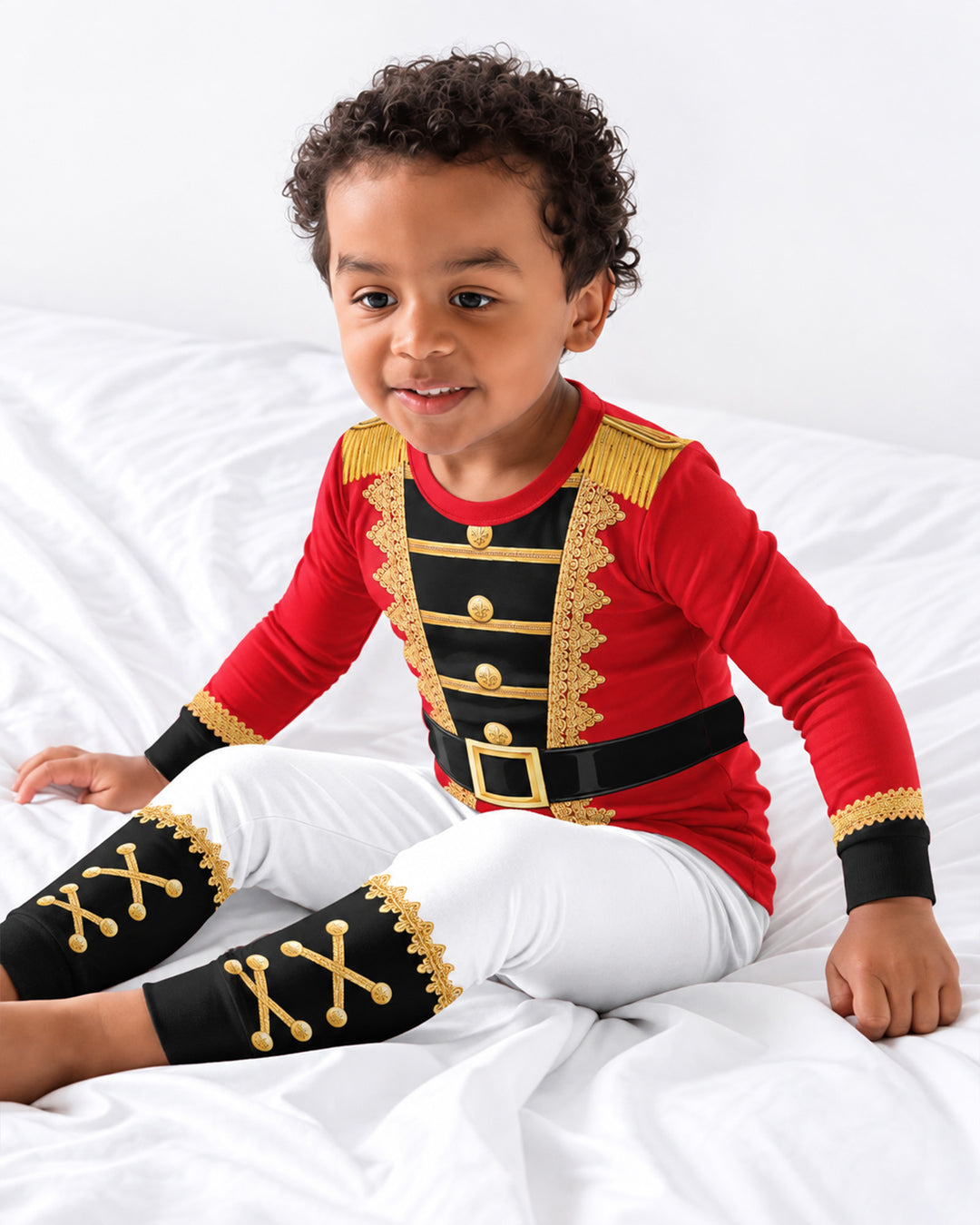 Nutcracker Soldier Bamboo Two Piece Long Sleeve Pajama Set