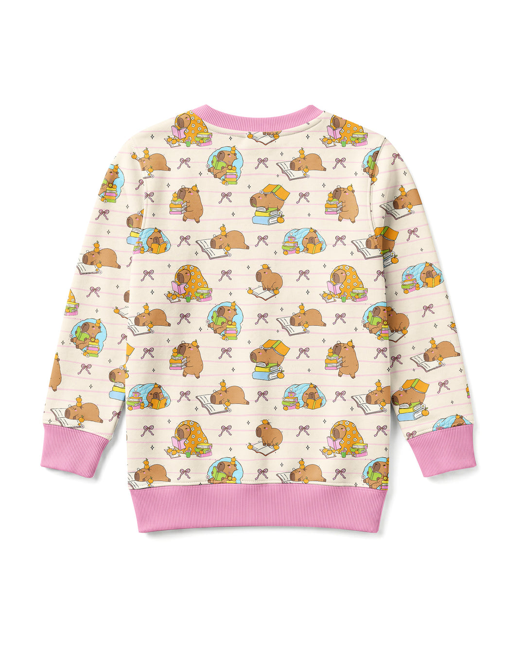 Sweatshirt mit Rundhalsausschnitt aus Bambusfaser