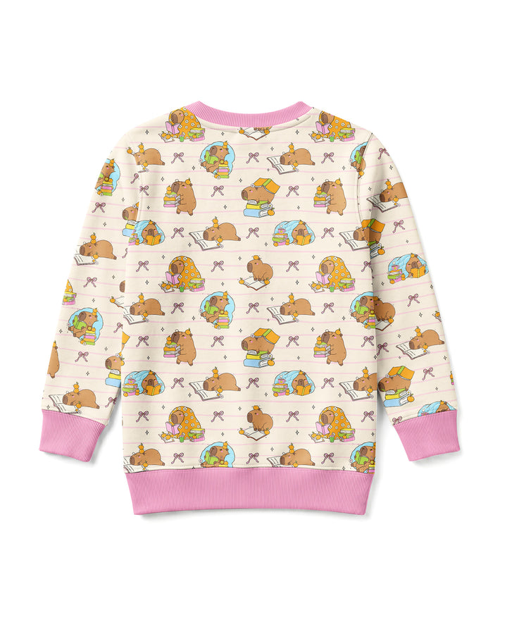 Sweatshirt mit Rundhalsausschnitt aus Bambusfaser