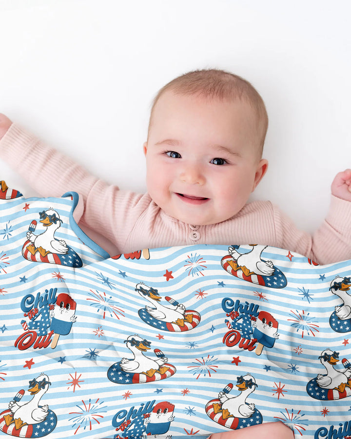 Chill the Fourth Out Bamboo Blanket