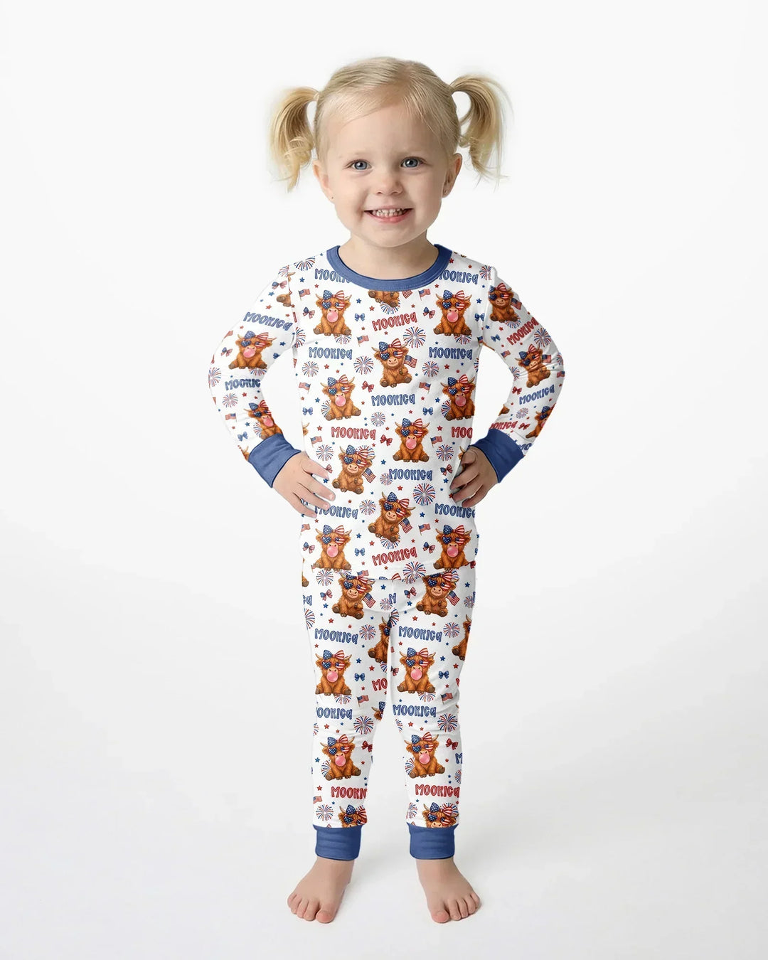 Conjunto de pijama de dos piezas de bambú de manga larga
