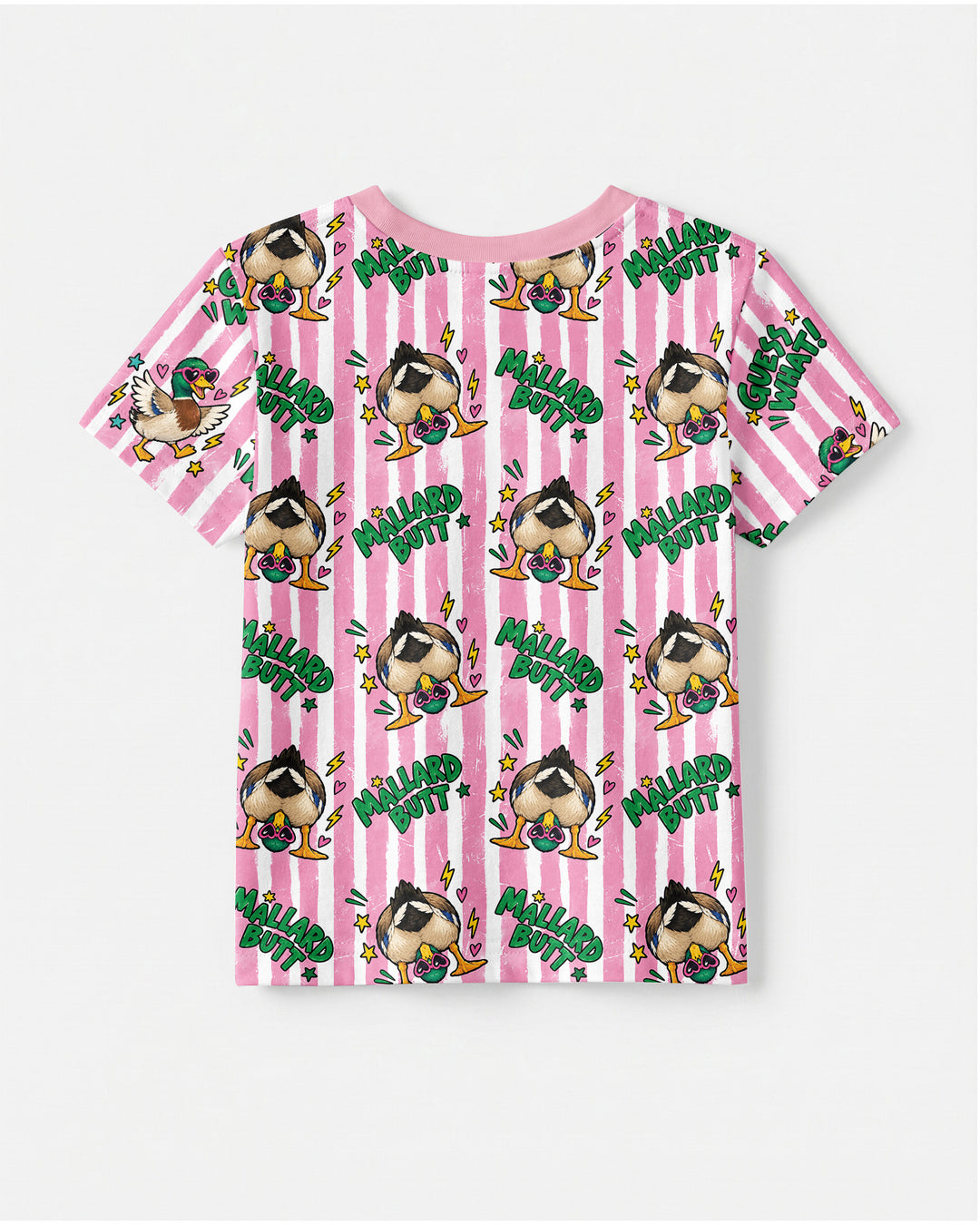 Guess What Mallard Butt Bamboo Crewneck T-Shirt