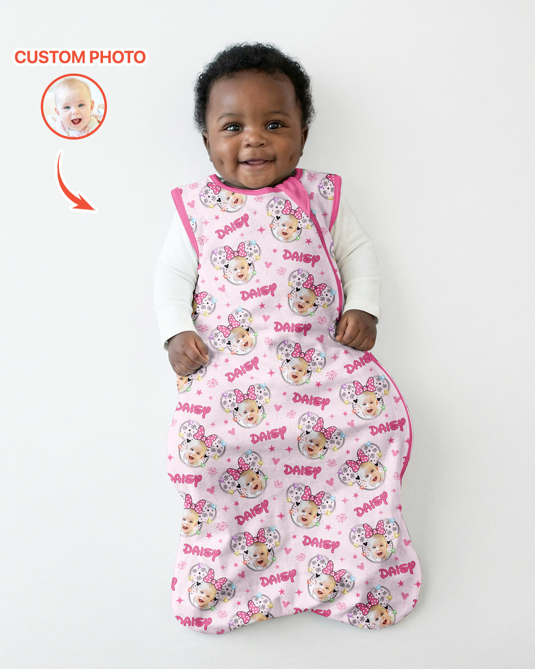 Custom Photo Little Princess Bamboo Sleep Bag