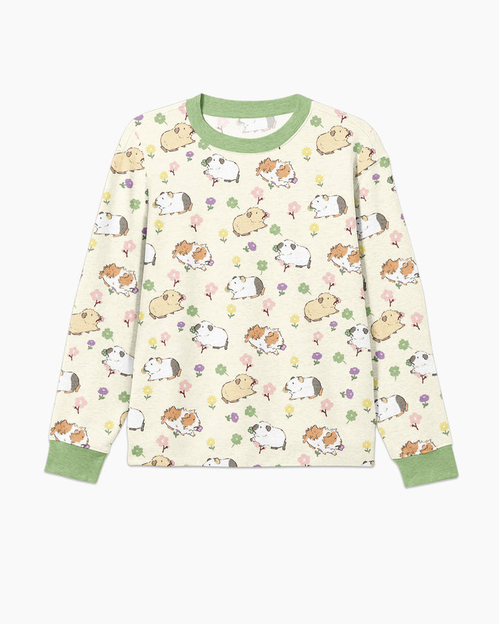 Guinea Pig Garden Bamboo Men's Pajama Set