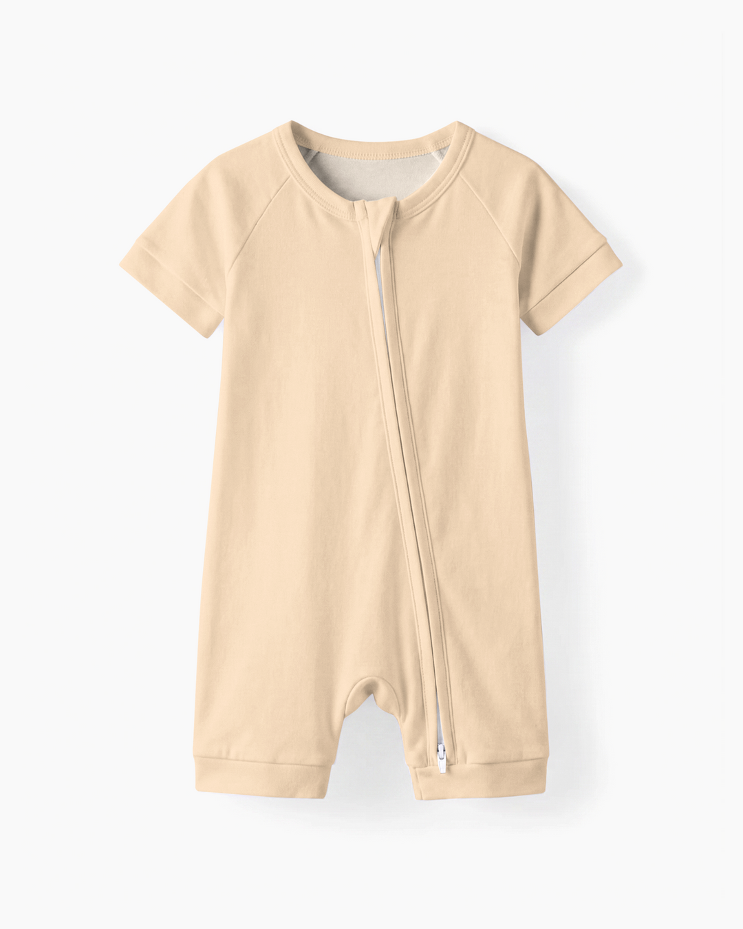 Solid Color Bamboo Shorty Zippy