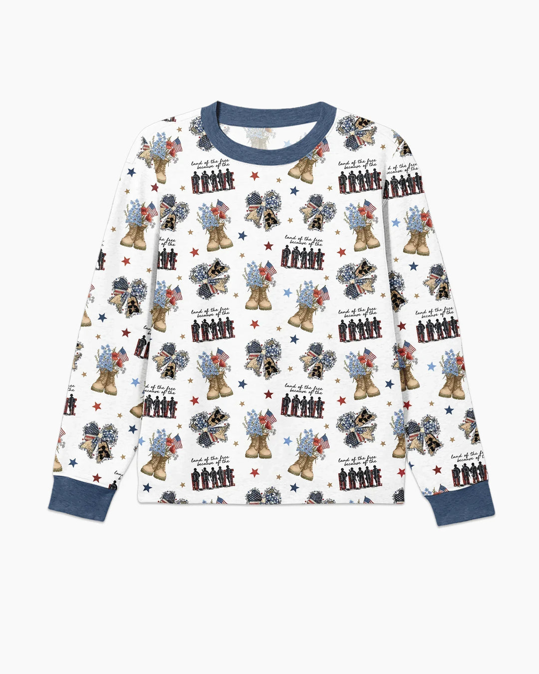 Honor the Brave Family Matching Bamboo Men's Pajama Set
