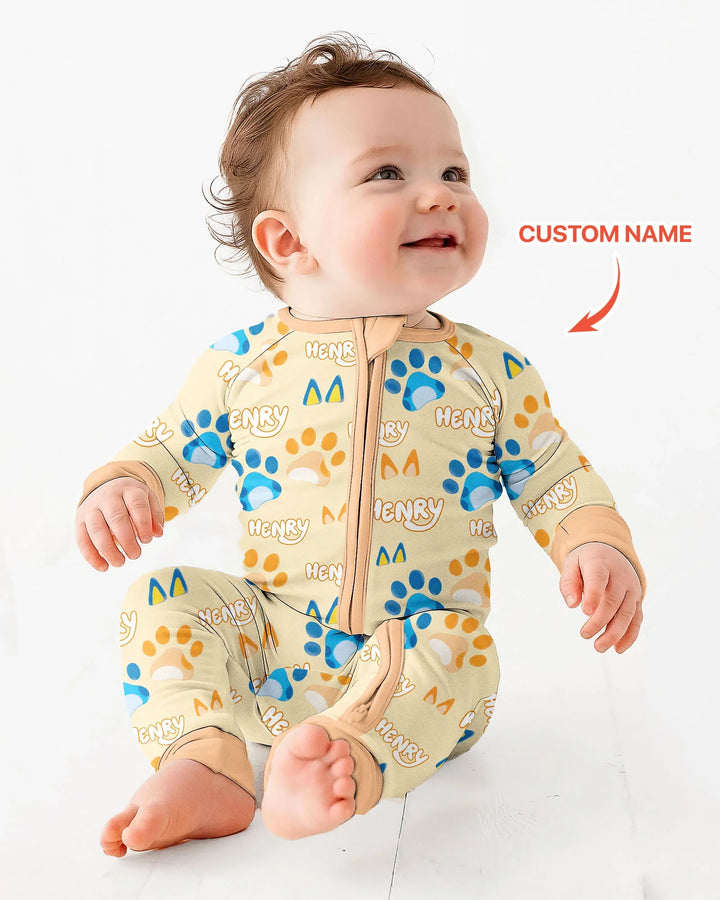 Gerippte Babykleidung mit individuellem Foto - Weich &amp; Skizzenhaft
