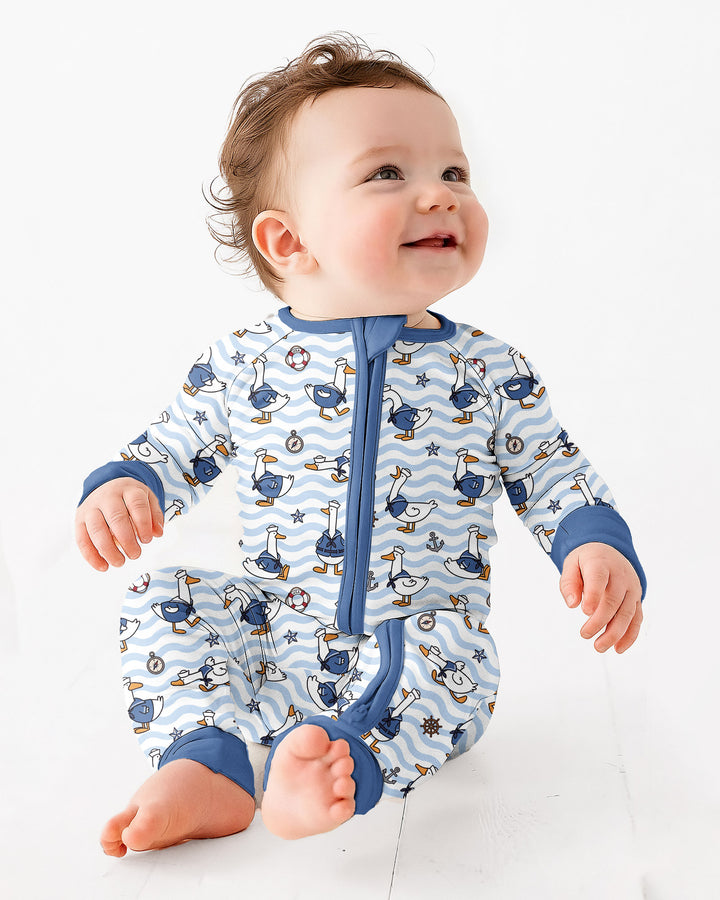 Silly Goose Sailor Bamboo Convertible Zippy