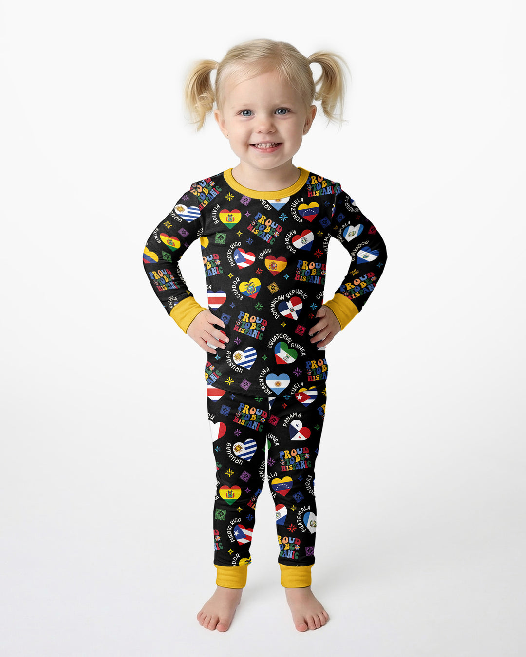 Proud To Be Hispanic Bamboo Two Piece Long Sleeve Pajama Set