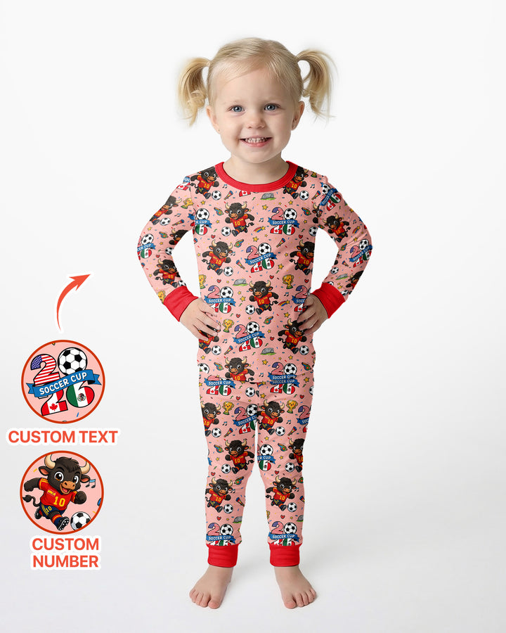 Conjunto de pijama de dos piezas de bambú con mangas largas, plantilla PERSONALIZADA