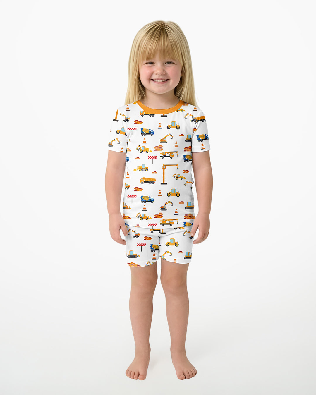 Konstruktion Bambus Zweiteiliger Kurzarm-Shorts-Pyjama-Set