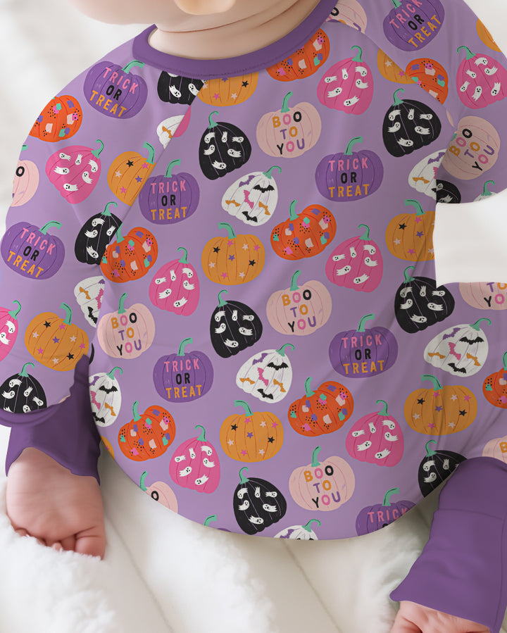 Boo Pumpkin Season Bamboo Convertible Zippy